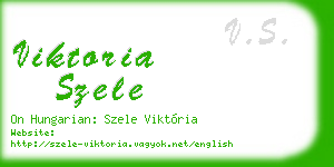 viktoria szele business card
