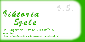 viktoria szele business card